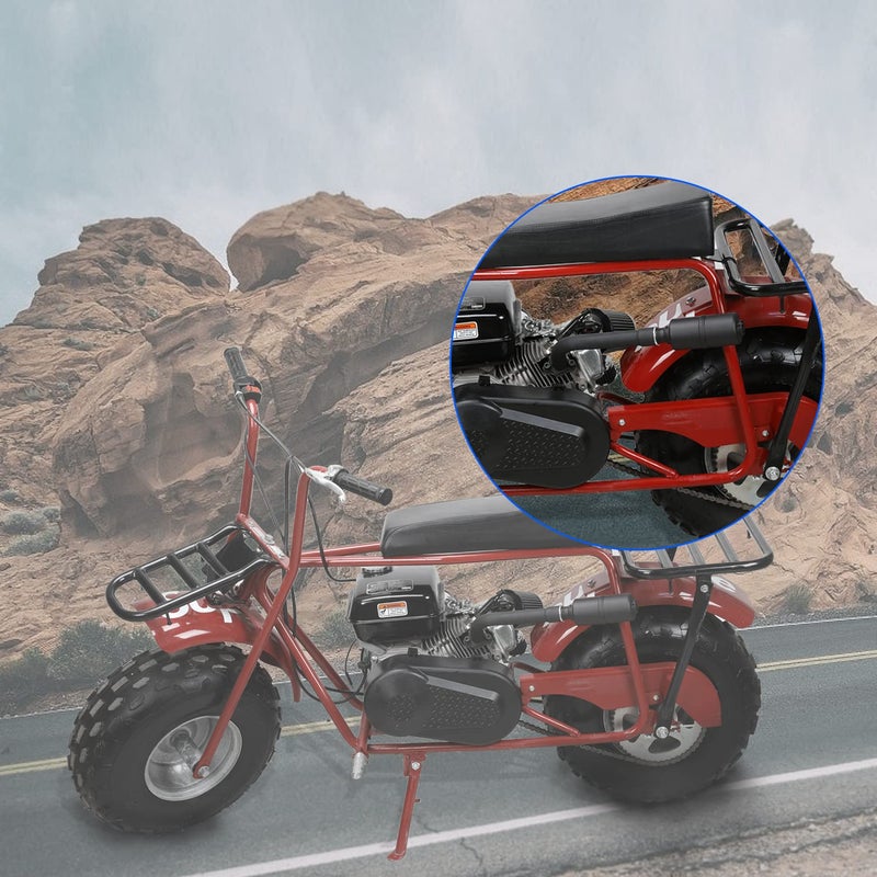 YOXUFA Upgraded Exhaust Header Pipe Muffler for Predator 212cc 196cc 224cc 6.5hp Coleman CT200U CT200U-EX BT200X Baja WarriorMB200 GX160 GX200 Hammerhead Mini Bike Go Kart Parts with Heat Shield Tape - Image 3